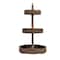 Hello Honey® 27.5" Decorative Wood & Tin 3 Tier Tray